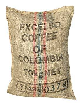 Location de sac à café en toile de jute vintage en Ile de France