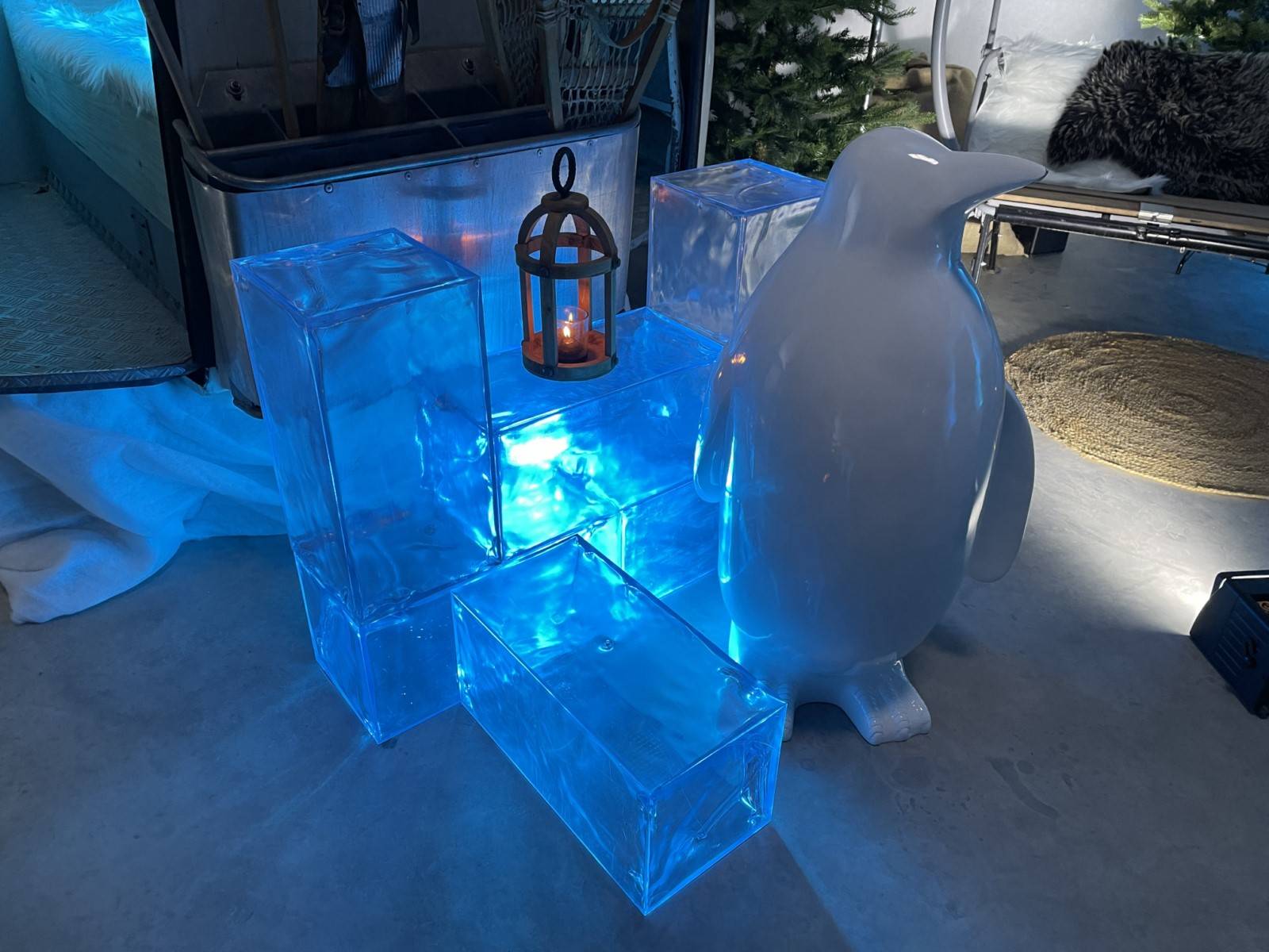 Location de bloc de Glace artificiel pour décoration à thème à Paris