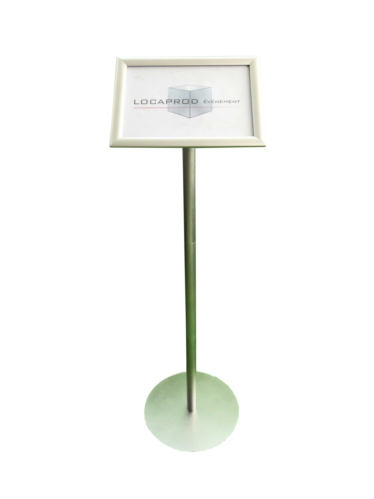 Location de poteaux indicateur format A4 pour événement à Paris