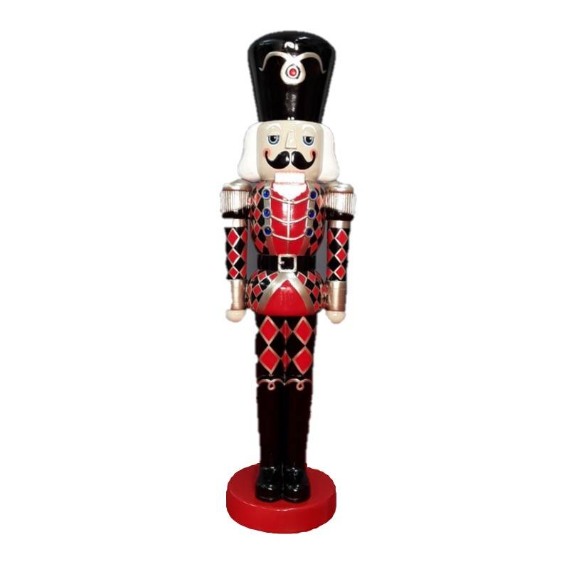 Louer des statues Casse-Noisette rouges et noirs à Paris