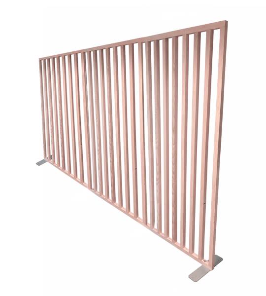 louer une cloison claustra en bois XXL pour évènement professionnel à Paris