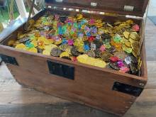 Location de Coffre en bois au trésor pour décoration thème Pirate