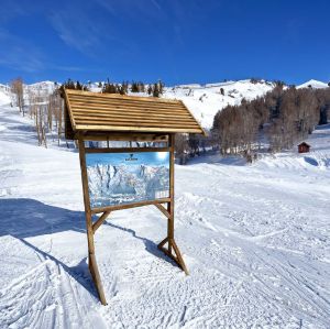 Panneau de Ski à louer pour décoration