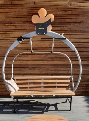 Location de Banc Télésiège pour animation et événement à Paris